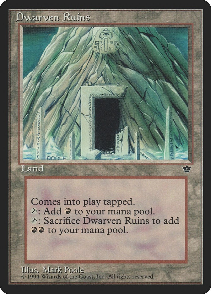 Image for Dwarven Ruins (FEM) - Magic: The Gathering