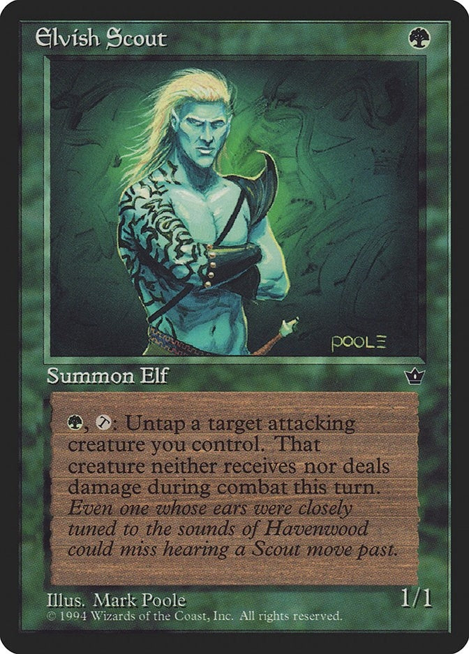 Image for Elvish Scout (Poole) (FEM) - Magic: The Gathering