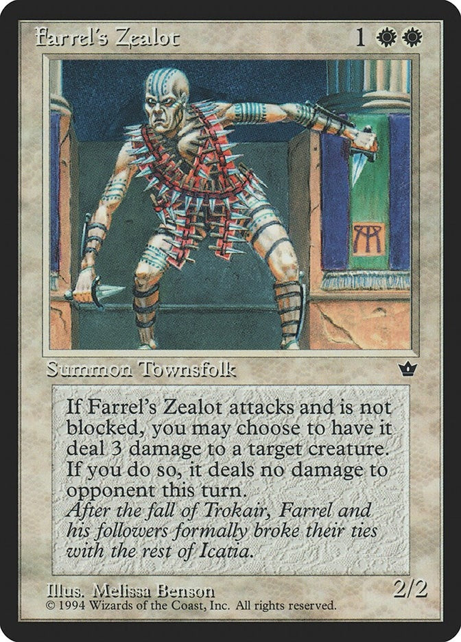 Image for Farrel's Zealot (Benson) (FEM) - Magic: The Gathering