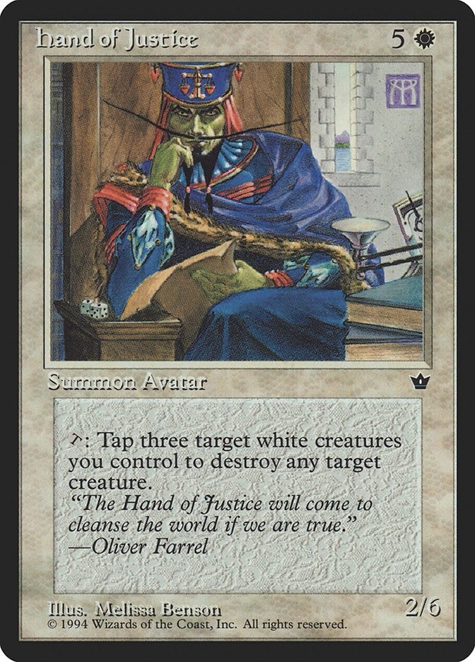 Image for Hand of Justice (FEM) - Magic: The Gathering