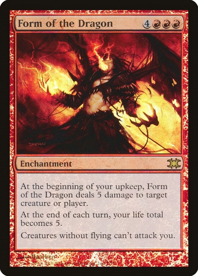 Image for Form of the Dragon (7) (DRB) - Magic: The Gathering