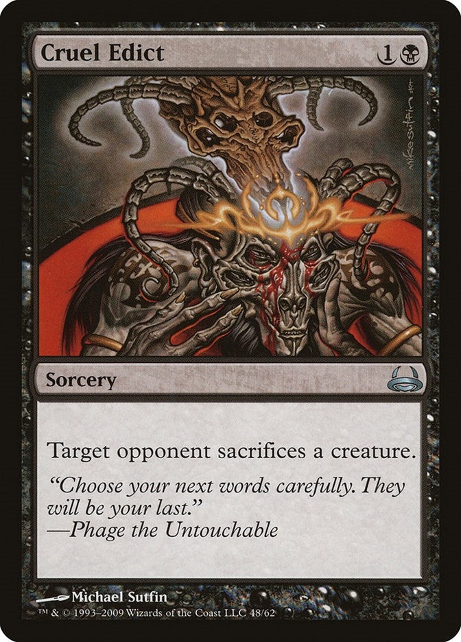 Image for Cruel Edict (48) (DDC) - Magic: The Gathering