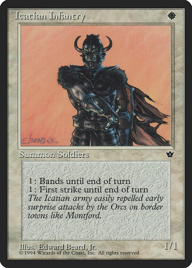 Image for Icatian Infantry (Beard, Jr.) (FEM) - Magic: The Gathering