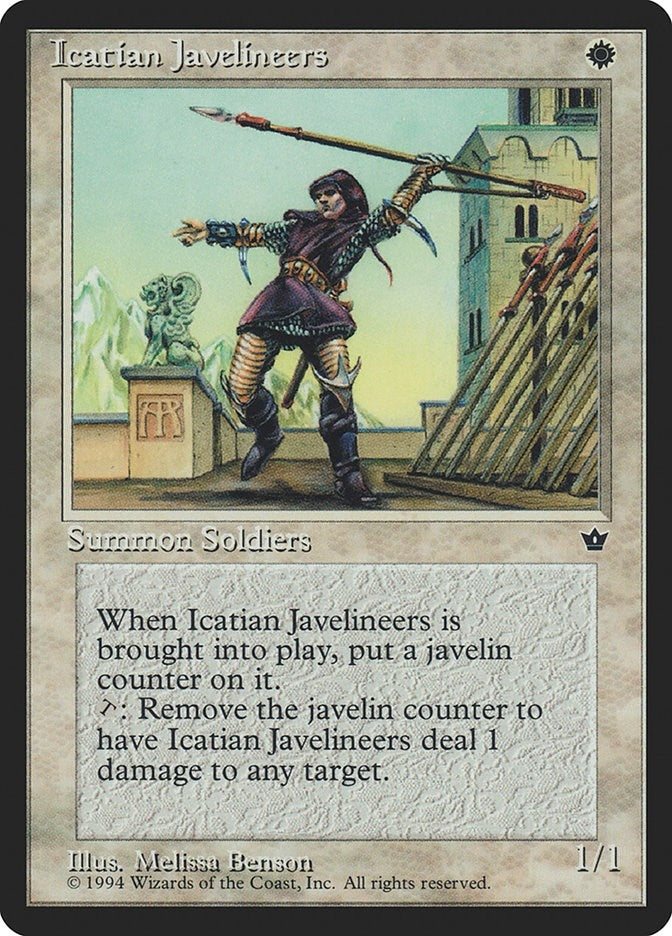 Image for Icatian Javelineers (Benson) (FEM) - Magic: The Gathering