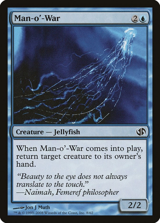 Image for Man-o'-War (8) (DD2) - Magic: The Gathering