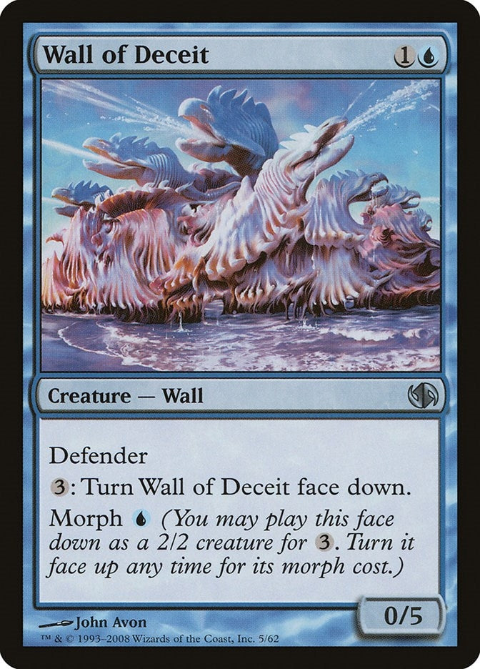 Image for Wall of Deceit (5) (DD2) - Magic: The Gathering