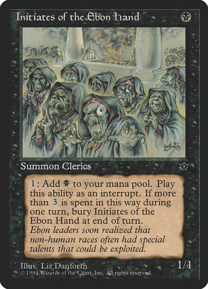 Image for Initiates of the Ebon Hand (Danforth) (FEM) - Magic: The Gathering