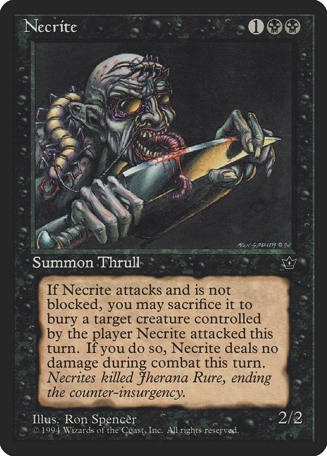 Image for Necrite (Spencer) (FEM) - Magic: The Gathering