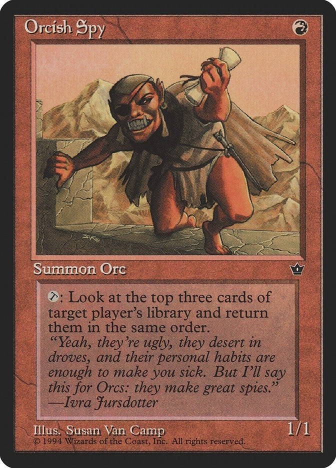 Image for Orcish Spy (Van Camp) (FEM) - Magic: The Gathering