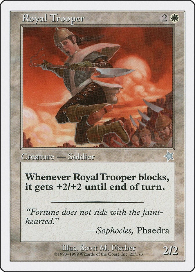 Image for Royal Trooper (25) (S99) - Magic: The Gathering