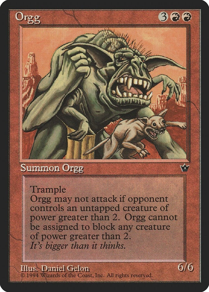 Image for Orgg (FEM) - Magic: The Gathering