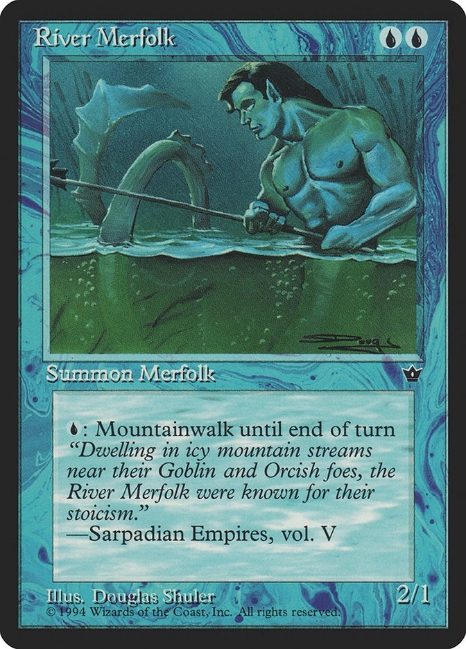 Image for River Merfolk (FEM) - Magic: The Gathering