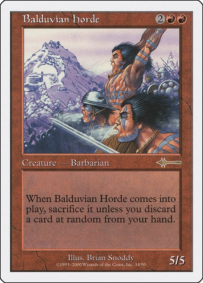 Image for Balduvian Horde (34) (BTD) - Magic: The Gathering