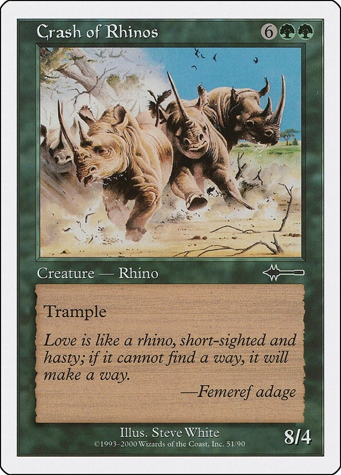 Image for Crash of Rhinos (51) (BTD) - Magic: The Gathering