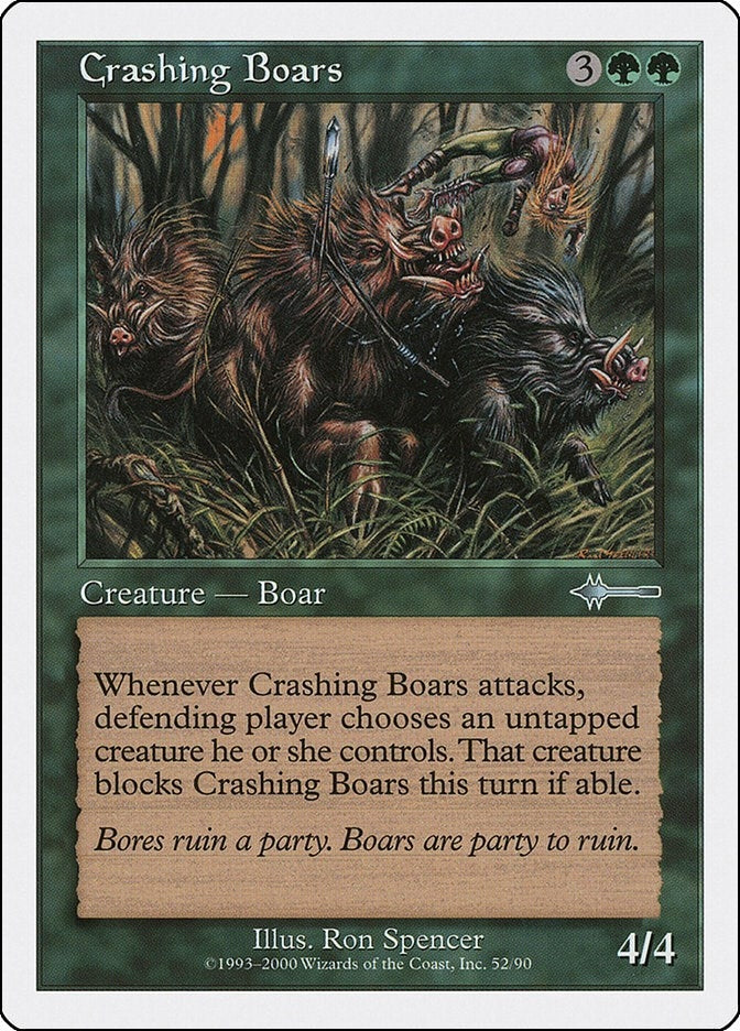 Image for Crashing Boars (52) (BTD) - Magic: The Gathering