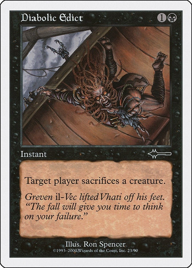 Image for Diabolic Edict (23) (BTD) - Magic: The Gathering
