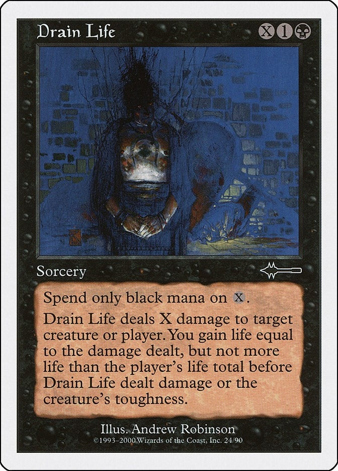 Image for Drain Life (24) (BTD) - Magic: The Gathering