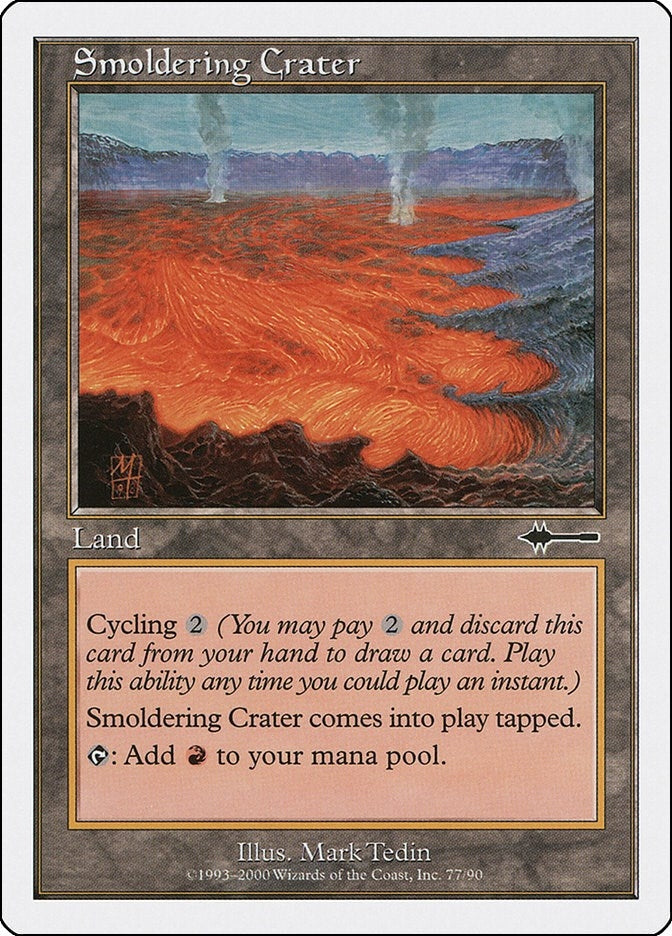 Image for Smoldering Crater (77) (BTD) - Magic: The Gathering