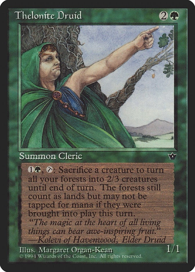 Image for Thelonite Druid (FEM) - Magic: The Gathering