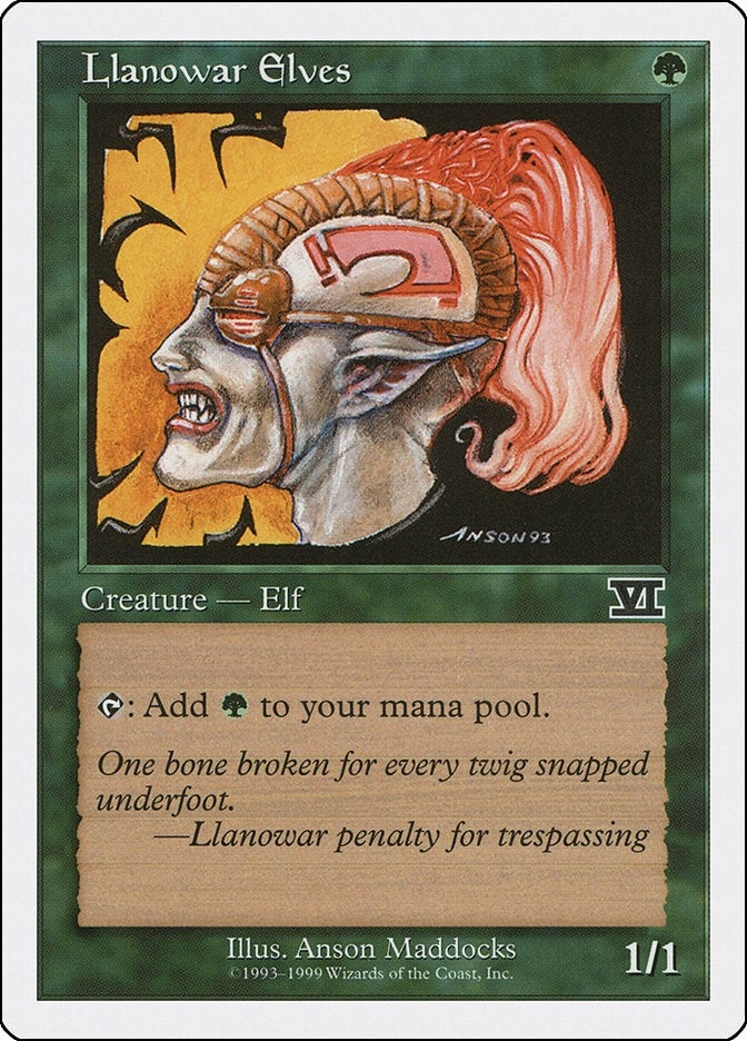 Image for Llanowar Elves (BRB) - Magic: The Gathering