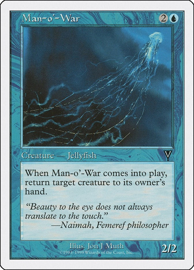 Image for Man-o'-War (BRB) - Magic: The Gathering
