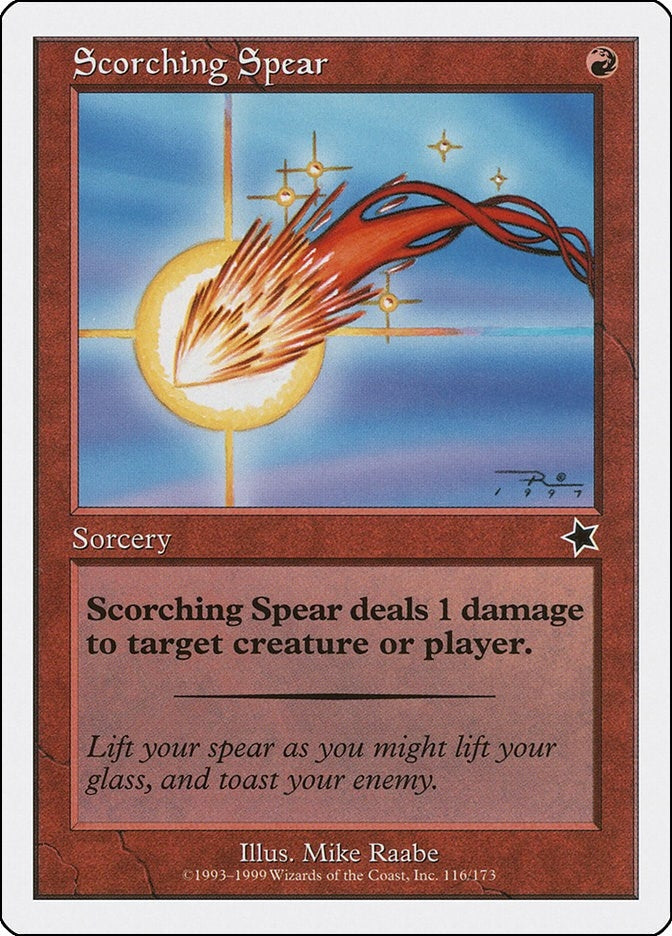 Image for Scorching Spear (116) (S99) - Magic: The Gathering