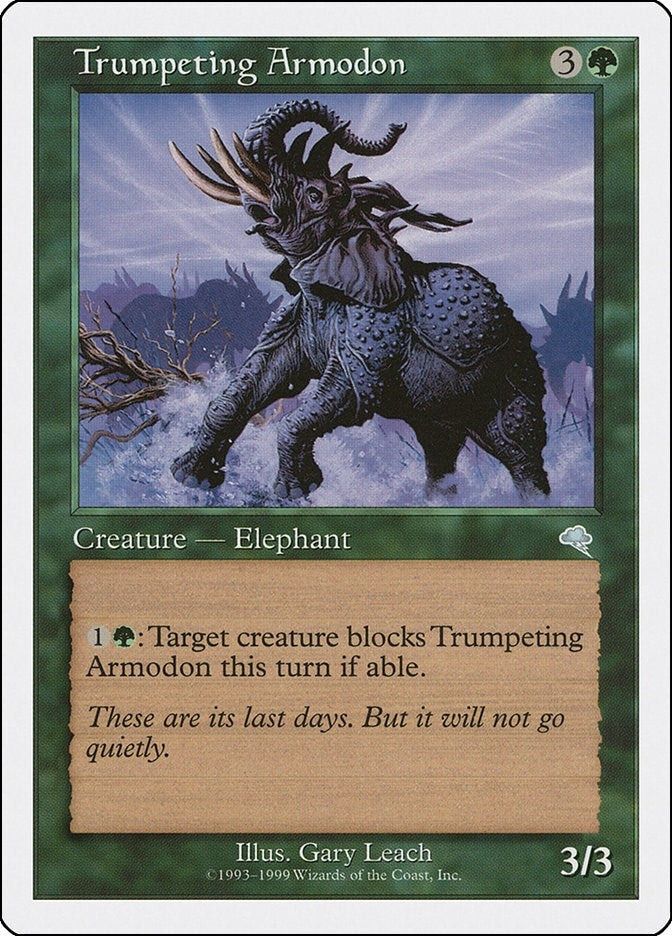 Image for Trumpeting Armodon (BRB) - Magic: The Gathering