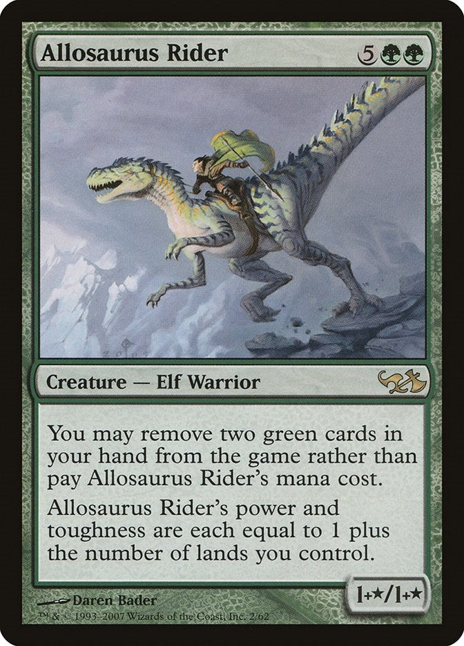 Image for Allosaurus Rider (2) (EVG) - Magic: The Gathering