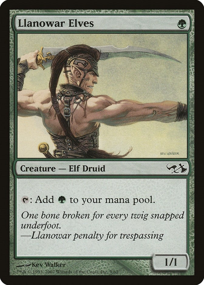 Image for Llanowar Elves (9) (EVG) - Magic: The Gathering