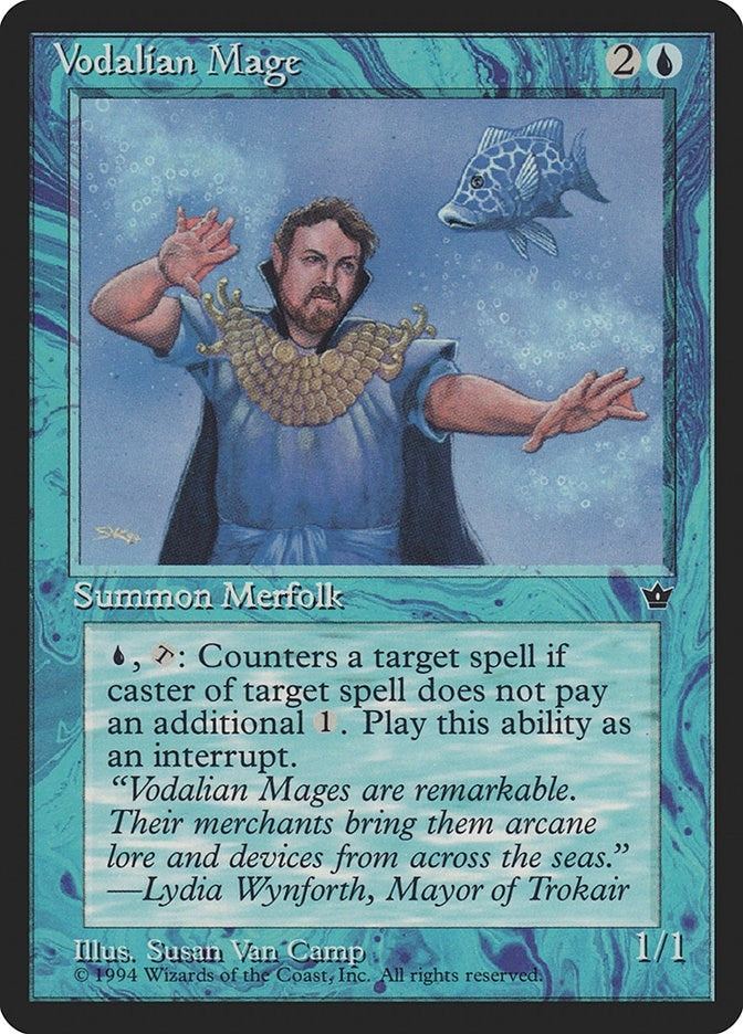 Image for Vodalian Mage (Van Camp) (FEM) - Magic: The Gathering