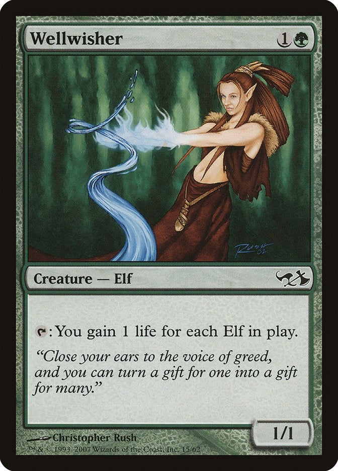 Image for Wellwisher (15) (EVG) - Magic: The Gathering