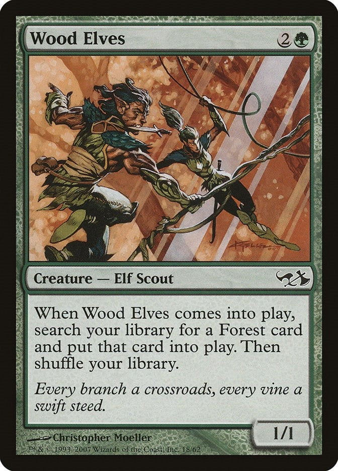 Image for Wood Elves (18) (EVG) - Magic: The Gathering