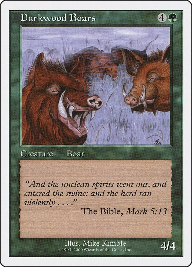 Image for Durkwood Boars (S00) - Magic: The Gathering