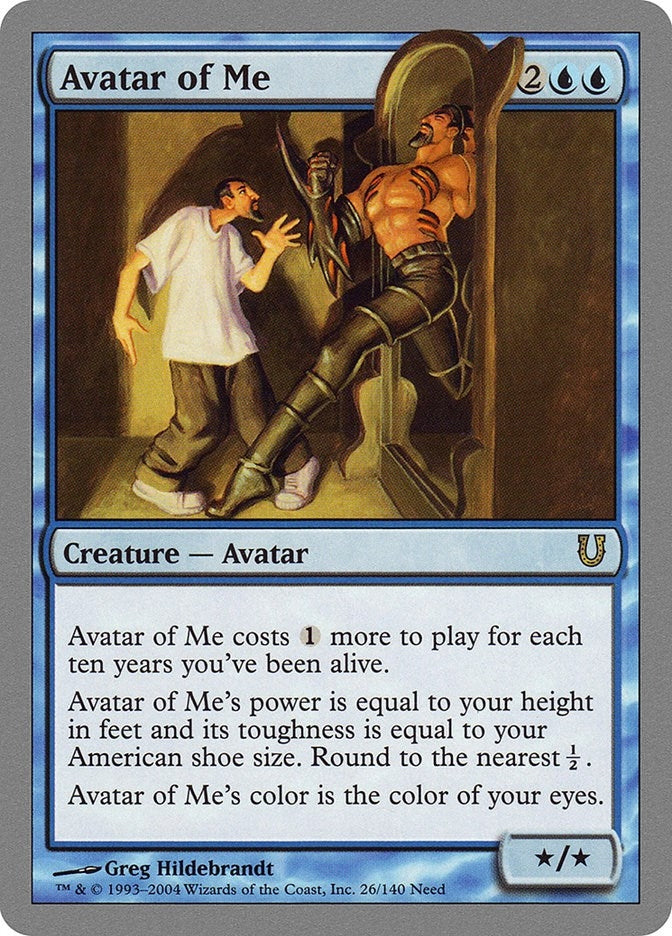 Image for Avatar of Me (26) (UNH) - Magic: The Gathering