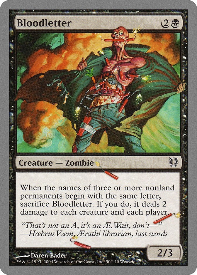 Image for Bloodletter (50) (UNH) - Magic: The Gathering