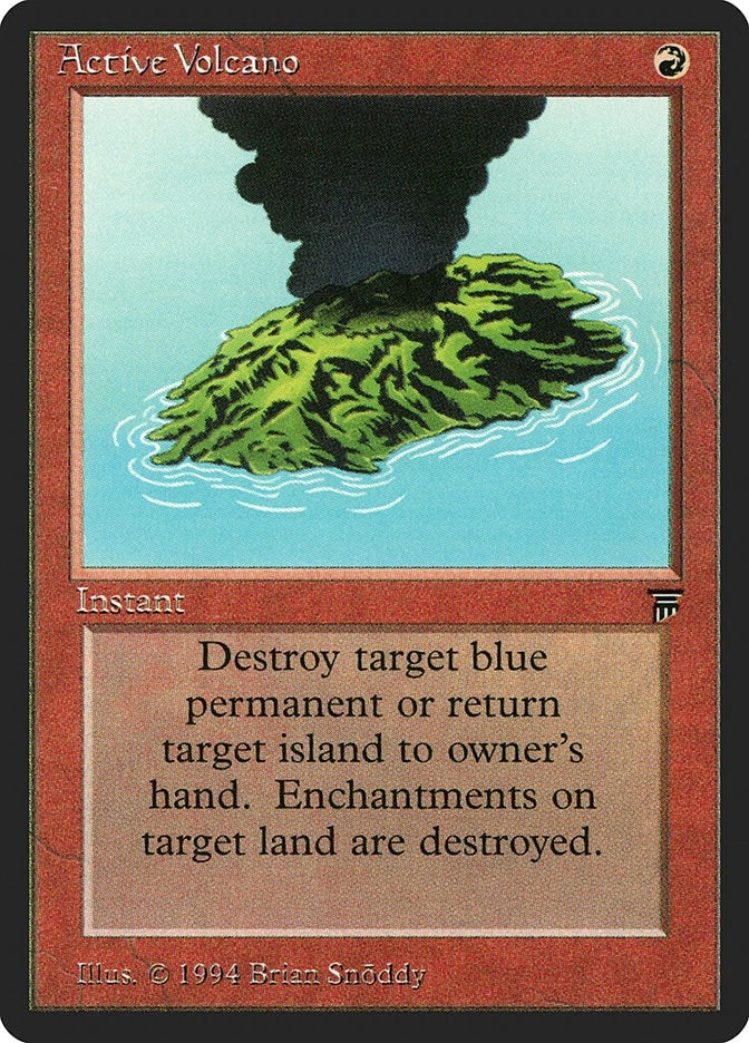 Image for Active Volcano (LEG) - Magic: The Gathering