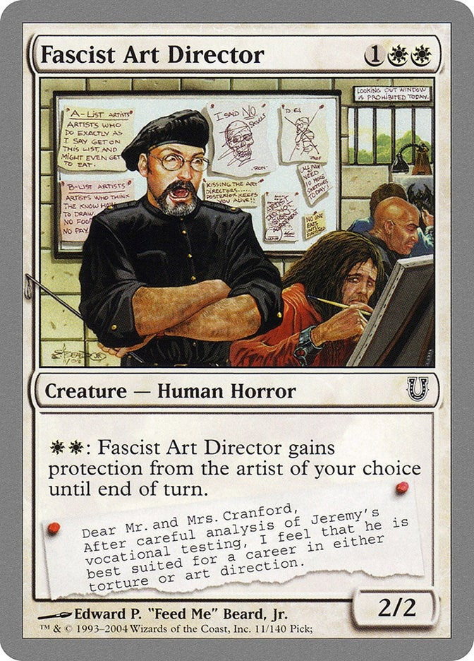 Image for Fascist Art Director (11) (UNH) - Magic: The Gathering
