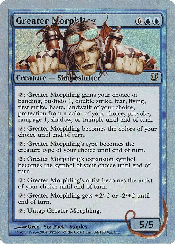Image for Greater Morphling (34) (UNH) - Magic: The Gathering