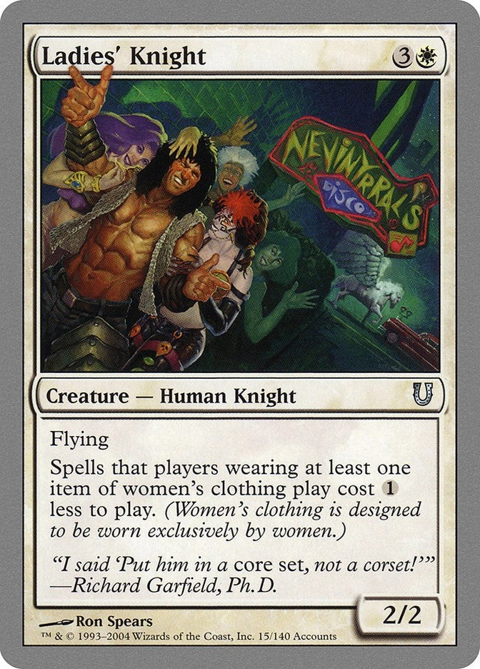 Image for Ladies' Knight (15) (UNH) - Magic: The Gathering