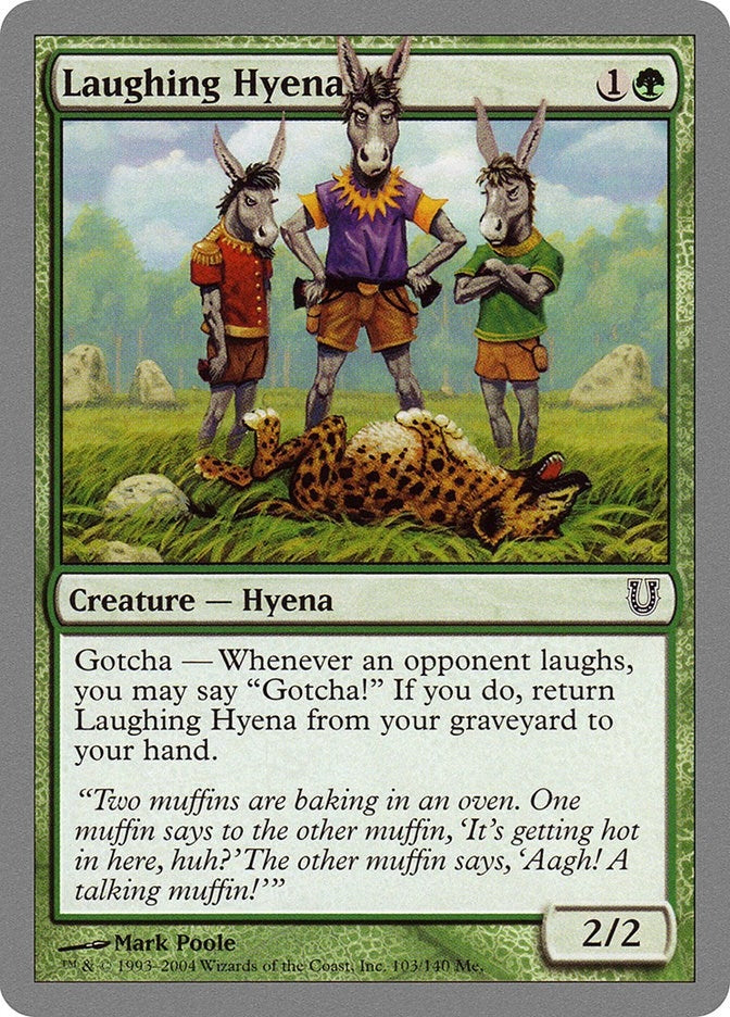 Image for Laughing Hyena (103) (UNH) - Magic: The Gathering