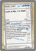 Image for Look at Me, I'm R&D (17) (UNH) - Magic: The Gathering