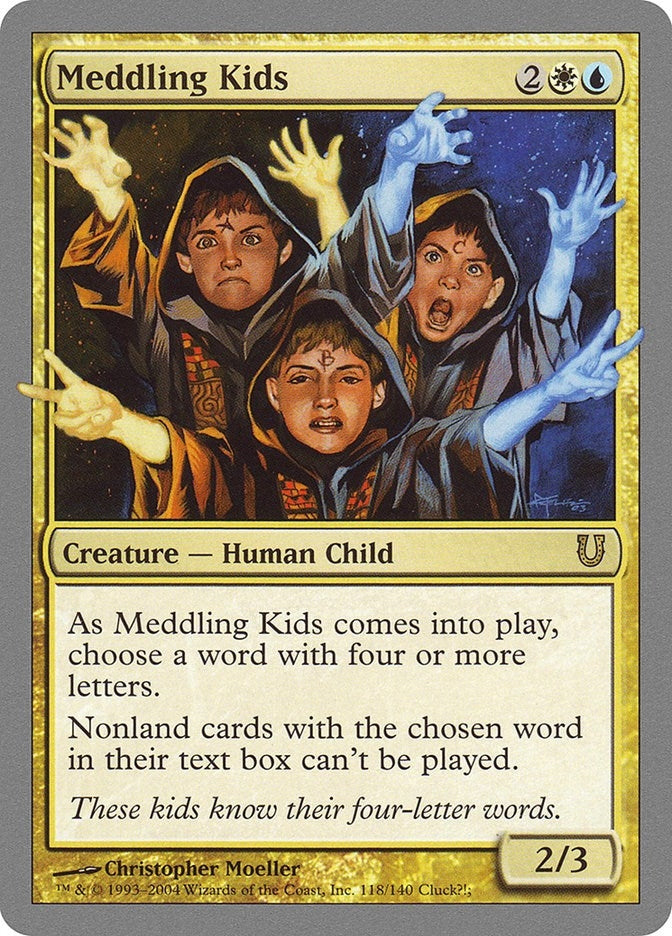 Image for Meddling Kids (118) (UNH) - Magic: The Gathering