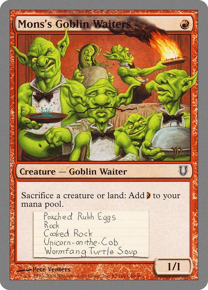 Image for Mons's Goblin Waiters (82) (UNH) - Magic: The Gathering