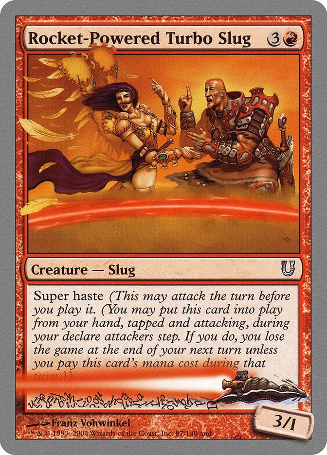 Image for Rocket-Powered Turbo Slug (87) (UNH) - Magic: The Gathering