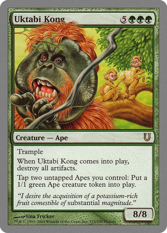 Image for Uktabi Kong (115) (UNH) - Magic: The Gathering