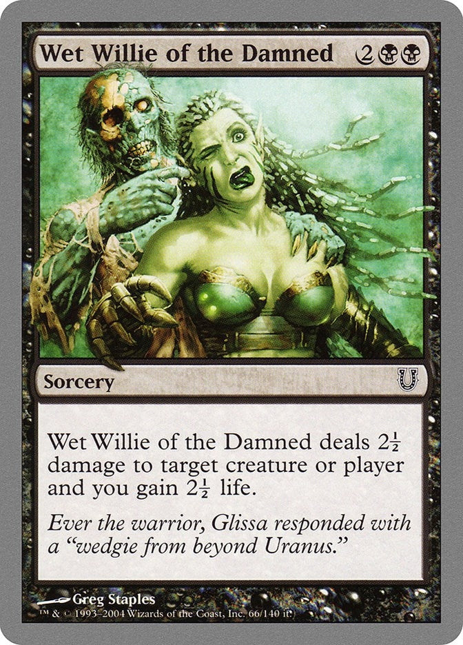 Image for Wet Willie of the Damned (66) (UNH) - Magic: The Gathering