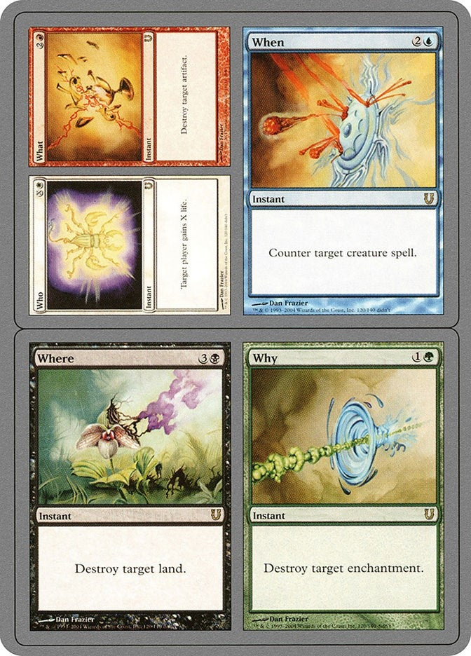 Image for Who // What // When // Where // Why (120) (UNH) - Magic: The Gathering