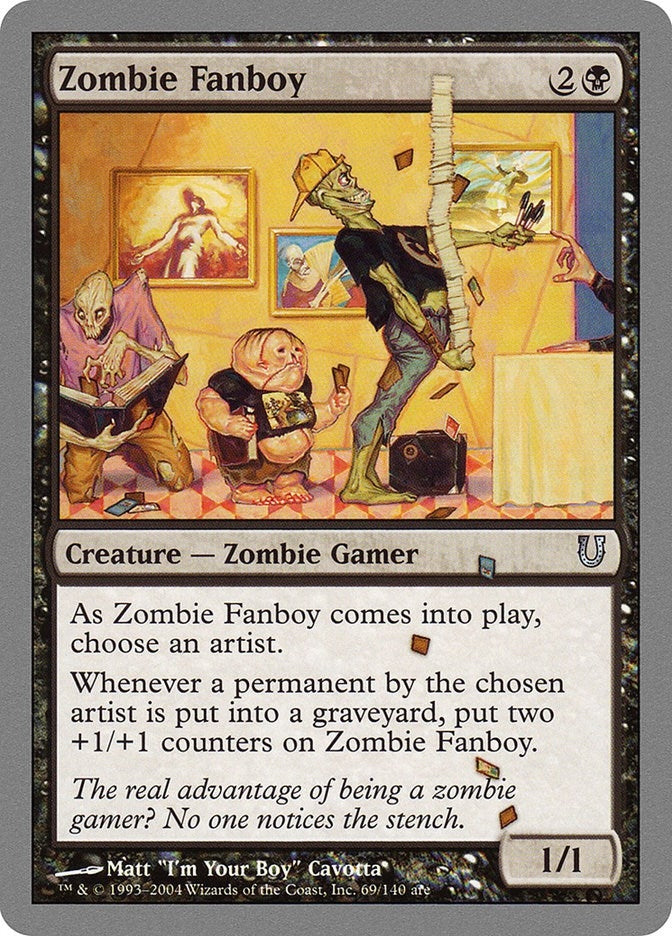 Image for Zombie Fanboy (69) (UNH) - Magic: The Gathering