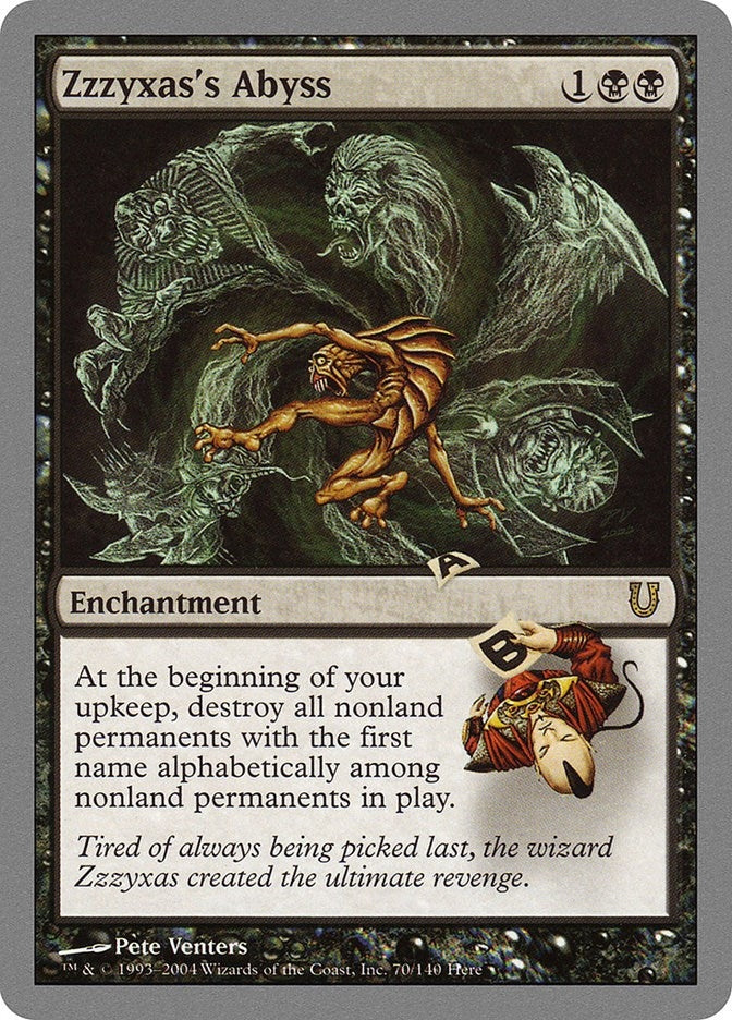 Image for Zzzyxas's Abyss (70) (UNH) - Magic: The Gathering