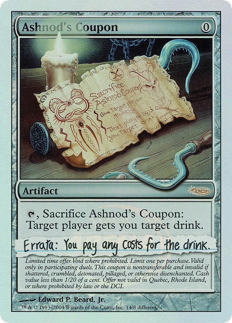 Image for Ashnod's Coupon (14) (ARENA) - Magic: The Gathering